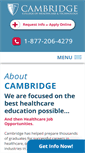Mobile Screenshot of cambridgehealth.edu